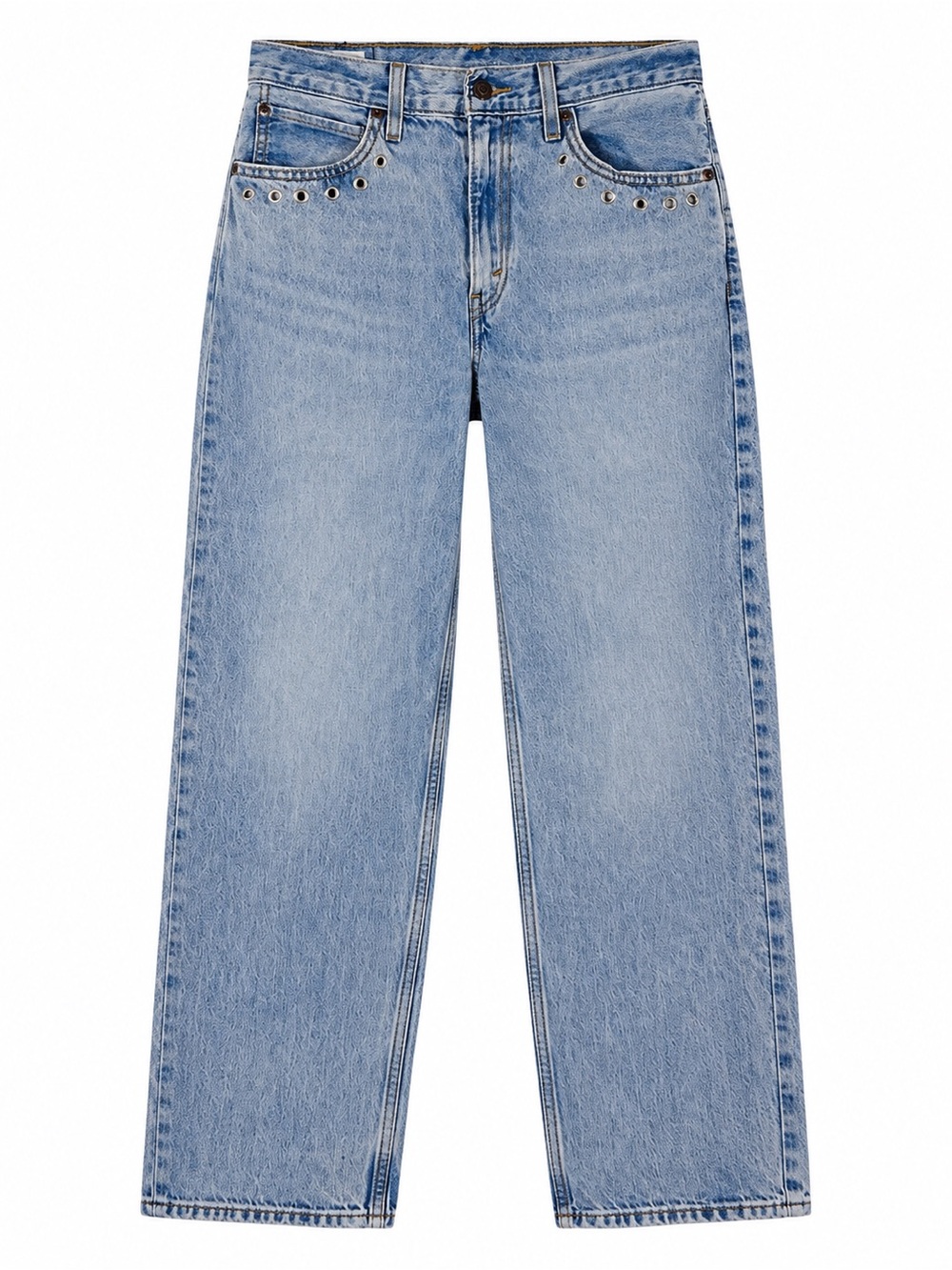 Levi’s Reworked Grommet Straight Leg Jeans